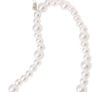 Beaded Phone Charm Lanyard Strap Girly Style Fixed Beads Pearl Lanyards