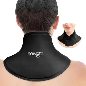 NEWGO Neck Ice Pack Wrap Gel, Ice Packs for Neck Reusable, Hot and Cold Compress, Relief of Pain, Swelling, Office Pressure and Surgery Recovery