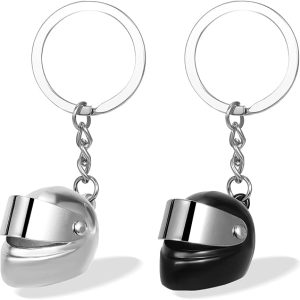 Keychain, Personalized Lucky Charm Gift for Valentine's Day, Birthday and Anniversary, Motorcycle Dinosaur Keychain