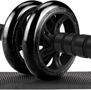Abdominal Wheel, Ab Roller for Abdominal Exercise Machine, Abs Workout Equipment, Core Strengthening Trainer Fitness Belly Training, Entrainement maison equipement. accessories gym stuff