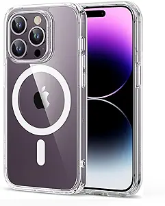 ESR for iPhone 14 Pro Case for MagSafe, Anti-Yellowing, Clear | Ultra Slim, 3X Military-Grade Drop Protection, Magnetic Phone Case, Impact Absorbing, Resists Scratches