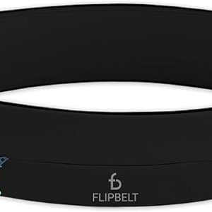 FlipBelt Zipper Running Belt, Waist Pack for Fitness and Running, US Company