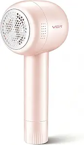 VGR 813 Rechargeable Fabric Shaver,6-Blade Lint Remover,Pink | Cordless Clothes Lint Remover for Sweaters, Blankets, Couch, at home or while traveling