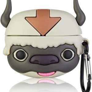 for AirPods 4 Case Cute,Funny 3D Cartoon Anime Animals Creative Design,Kawaii Silicone Soft Shell Earbuds Protective Cover for Girls Boys (C)