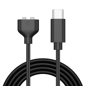 6mm Magnetic USB C Cable DC Charger with 2 Pins Replacement Charging Cord for Massager