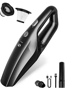 Handheld Vacuum Cordless, car Vacuum Portable Cordless | Portable Hand Held Vacuum Cordless with Washable HEPA Filter and Rechargeable Battery, Mini Vacuum Kit for Men and Women