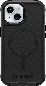 OtterBox Defender MagSafe Case for iPhone 17e, 16e, iPhone 15, iPhone 14, iPhone 13 – 7X Military-Grade Drop Protection, Rugged Grip Texture, Strap Anchors, Port Covers – Non-Retail Packaging – Black | 7X Military Drop Protection - Rugged Grip Texture - Slim & Tough - Tri-Layer Defence - Port Covers - Non-Retail Packaging