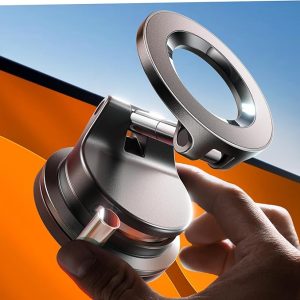 LISEN for Magsafe Car Mount, Magnetic Phone Holder for Car, Strong Suction | Car Accessories for Women Men Jeep BMW, Vacuum Suction Phone Holder Gifts Kits, for iPhone 17 Pro Max 16 15 14 13 12