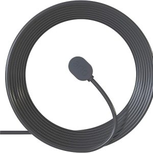 Arlo Outdoor Magnetic Charging Cable - Arlo Certified Accessory - 25 ft, Weather Resistant Connector, Works with Arlo Pro 5S 2K, Pro 4, Pro 3, Ultra 2, Ultra, and Floodlight Cameras, Black - VMA5601C