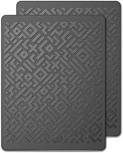 Car Dashboard Non Slip Mat, Brlvget Anti Slip Gel Pad, Multifunctional Fixate Anti Slide Sticky Dash Pad for Radar Detector, Cell Phone, Keys, Glass, Mirrors, GPS, Coins 7.1 x 5.5 inch (2 Pack)