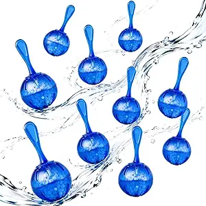 Humidifier Cleaner Balls 10 Pack Mineral Reduction Treatment | Works for humidifiers, fish tanks & vases; cuts mineral scale, lasts 30 days, fits most tank openings, simple floating use